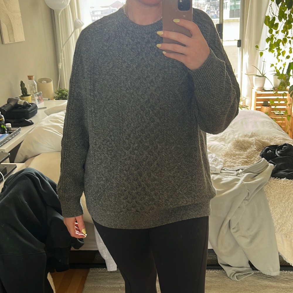 Large oversized cozy knit sweater!